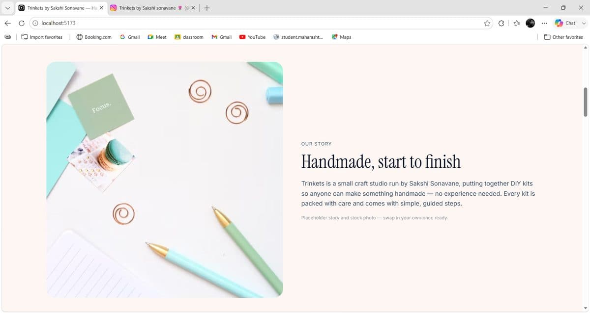 Trinkets by Sakshi Sonavane — screenshot